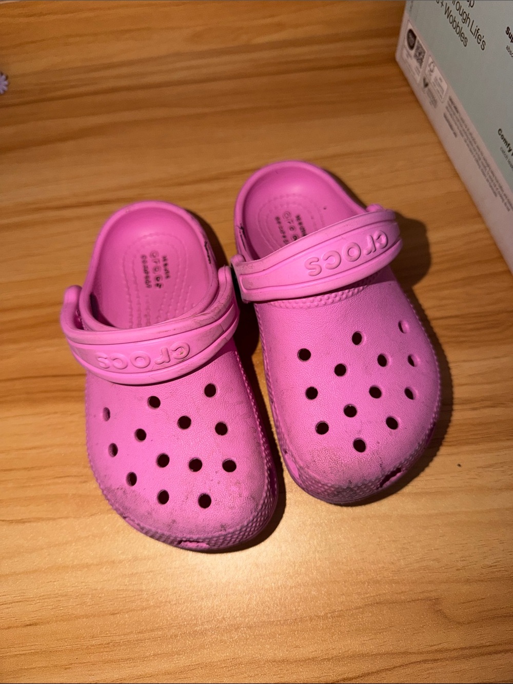 CROCS Kids' Classic Clog in Bright Pink